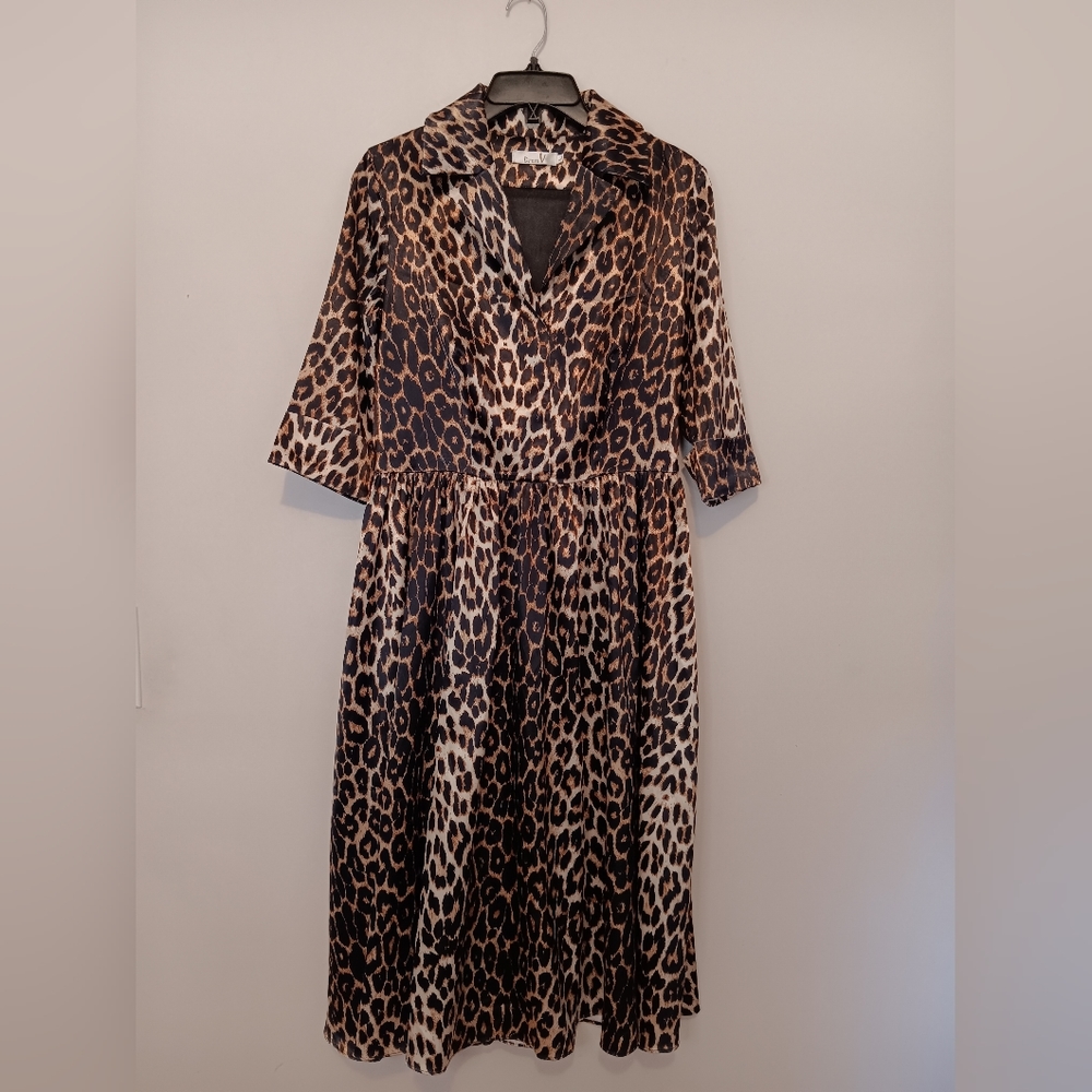 Animal print classic look timeless dress
